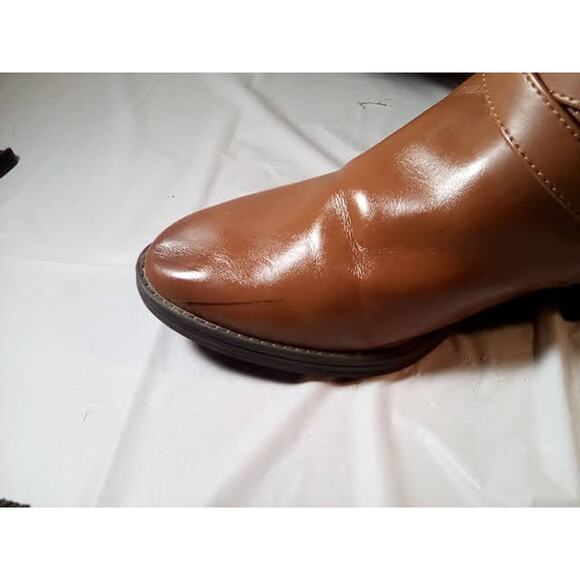 Circus, Sam Edelma, Tall riding Zip Up boots. Two Tone Black and Brown Size 8 - Picture 5 of 14